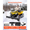 VEVOR Snow Plow Kit 60 in Universal Plow Attachment 3 Mount Options Black, for Most ATVs and UTVs, Height & Left-Right Adjustable, Quick to Detach, Steel ATV Scrape Blade, Efficient Snows Clearing
