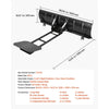 VEVOR Snow Plow Kit 60 in Universal Plow Attachment 3 Mount Options Black, for Most ATVs and UTVs, Height & Left-Right Adjustable, Quick to Detach, Steel ATV Scrape Blade, Efficient Snows Clearing