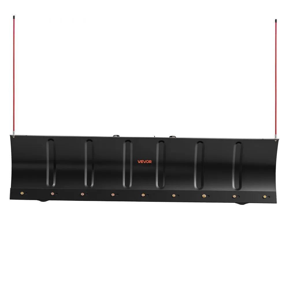 VEVOR Snow Plow Kit 60 in Universal Plow Attachment 3 Mount Options Black, for Most ATVs and UTVs, Height & Left-Right Adjustable, Quick to Detach, Steel ATV Scrape Blade, Efficient Snows Clearing