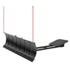 VEVOR Snow Plow Kit 60 in Universal Plow Attachment 3 Mount Options Black, for Most ATVs and UTVs, Height & Left-Right Adjustable, Quick to Detach, Steel ATV Scrape Blade, Efficient Snows Clearing