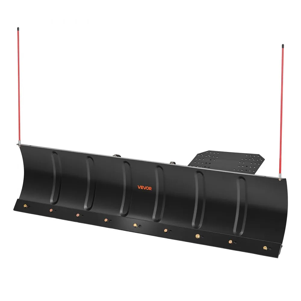 VEVOR Snow Plow Kit 60 in Universal Plow Attachment 3 Mount Options Black, for Most ATVs and UTVs, Height & Left-Right Adjustable, Quick to Detach, Steel ATV Scrape Blade, Efficient Snows Clearing