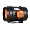 VEVOR Inline Duct Fan, 8-Inch 750 CFM with Variable Speed Controller, Quiet AC-motor Ventilation Exhaust Fan for Cooling Booster, Grow Tents, Hydroponics