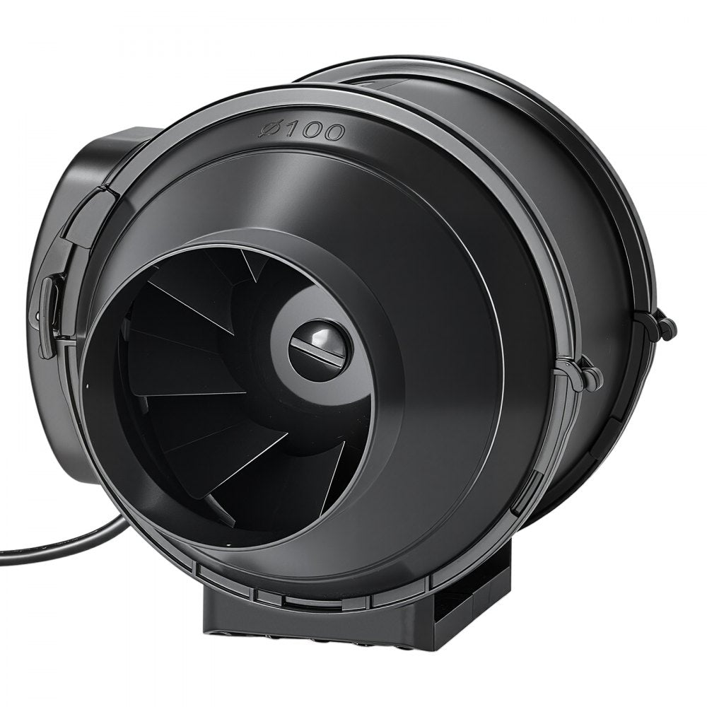 VEVOR 4" Air Filtration Kit, 180 CFM  Inline Duct Fan with Speed Controller, Carbon Filter & Ducting Ventilation System for Heating Cooling Booster, Grow Tents, Hydroponics
