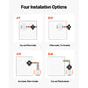 VEVOR 8" Air Filtration Kit, 180 CFM Inline Duct Fan with Speed Controller, Carbon Filter & Ducting Ventilation System for Heating Cooling Booster, Grow Tents, Hydroponics