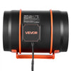 VEVOR Inline Duct Fan Kit Carbon Filter, 807 CFM 8 inch EC Motor Exhaust Ventilation Fan with 10-Speed, PWM Controller, App Control, Timer, Cooling for Grow Tent, Indoor Gardening, Hydroponics