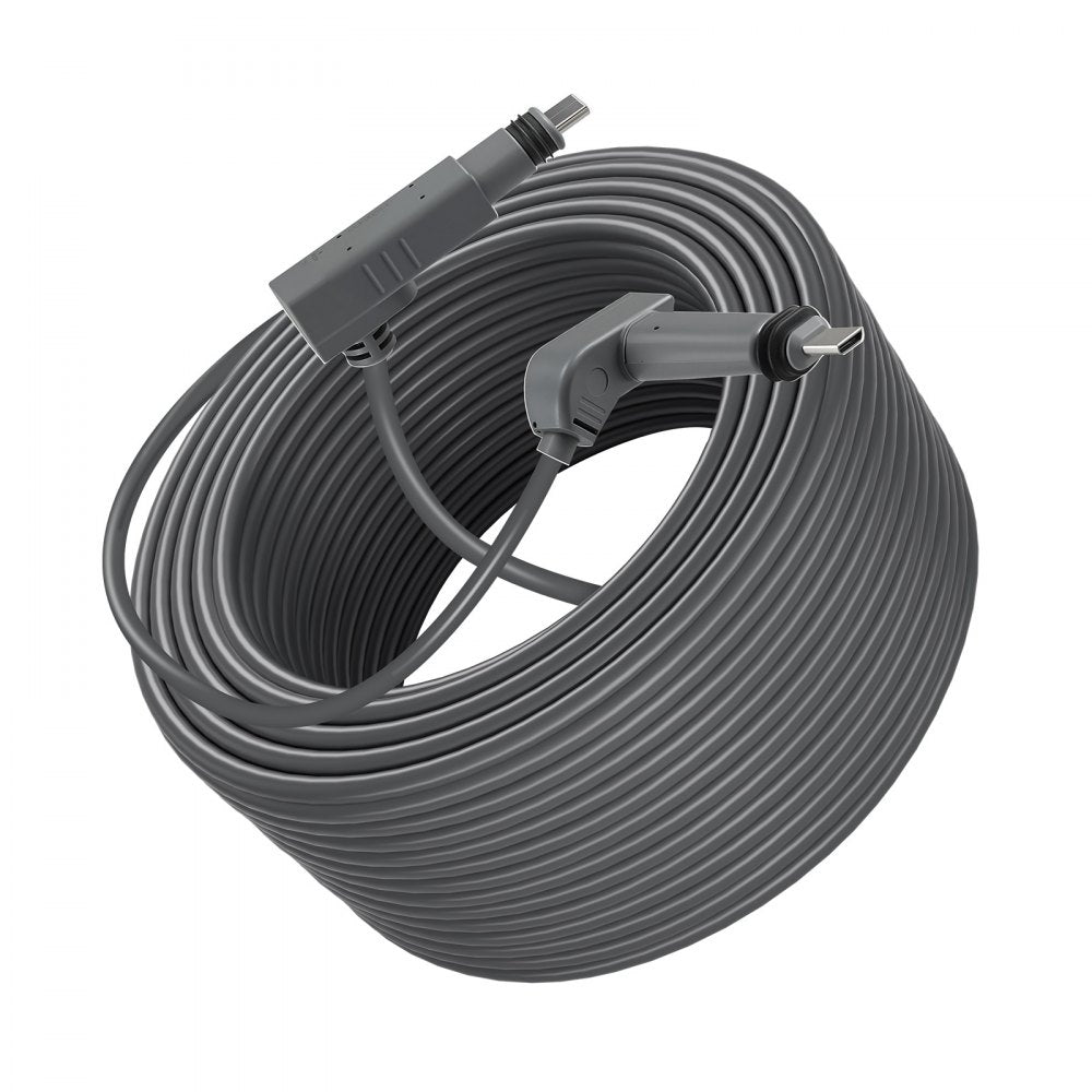 VEVOR Starlink Gen 2 Cable, 150 FT, 24 AWG Copper Core, Durable Extension Cable for Standard Generation 2, Compatible with Starlink Rectangular Satellite V2, Flexible Wiring for RV, Backyard, Camping