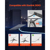 VEVOR Starlink Gen 3 Cable, 150 FT, 26 AWG Copper Core, Durable Extension Cable for Standard Generation 3, Compatible with Starlink Rectangular Satellite V3, Flexible Wiring for RV, Backyard, Camping