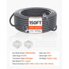 VEVOR Starlink Gen 3 Cable, 150 FT, 26 AWG Copper Core, Durable Extension Cable for Standard Generation 3, Compatible with Starlink Rectangular Satellite V3, Flexible Wiring for RV, Backyard, Camping