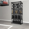 VEVOR Storage Shelving Unit, 5-Tier Adjustable, 2000 lbs Capacity, Heavy Duty Garage Shelves Metal Organizer Wire Rack, Black, 36" L x 16" W x 72" H for Kitchen Pantry Basement Bathroom Laundry Closet