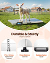 VEVOR Livestock Scale 700LBS, Dog Scales Large Platform 40.6x20.9Inch Stainless Steel Vet Scale Industrial Floor Scale Large Animal Scale Pig Scale Goat Weight Scale Pet Digital Scale
