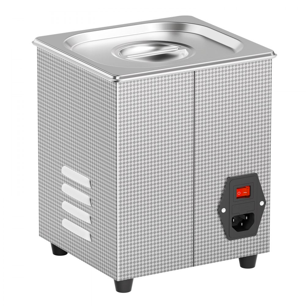 VEVOR 2L Ultrasonic Cleaner with Heater Timer & Basket, Professional Digital Sonic Cavitation Machine, 60W Cleaning Machine for Watch Instruments, Glasses, Coin, Metal Parts, Tool