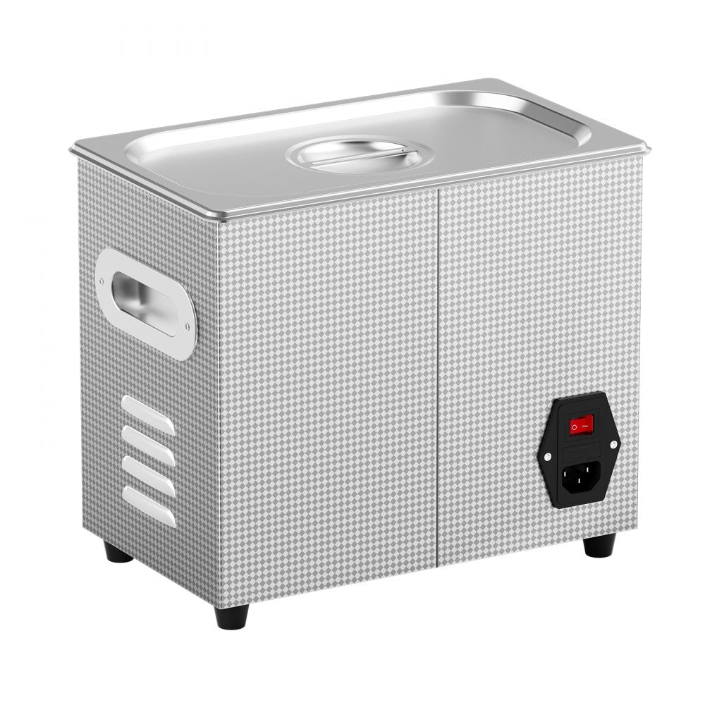 VEVOR 3L Ultrasonic Cleaner with Heater Timer & Basket, Professional Digital Sonic Cavitation Machine, 120W Cleaning Machine for Watch Instruments, Glasses, Coin, Metal Parts, Tool