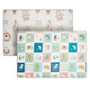 VEVOR Baby Play Mat, 51""x79"" Baby Crawling Mat, Non-Slip One-Piece Foam Baby Playmat, Foldable Portable Reversible Floor Mat with Travel Bag, Waterproof Activity Playmats for Babies, Toddlers, Infants