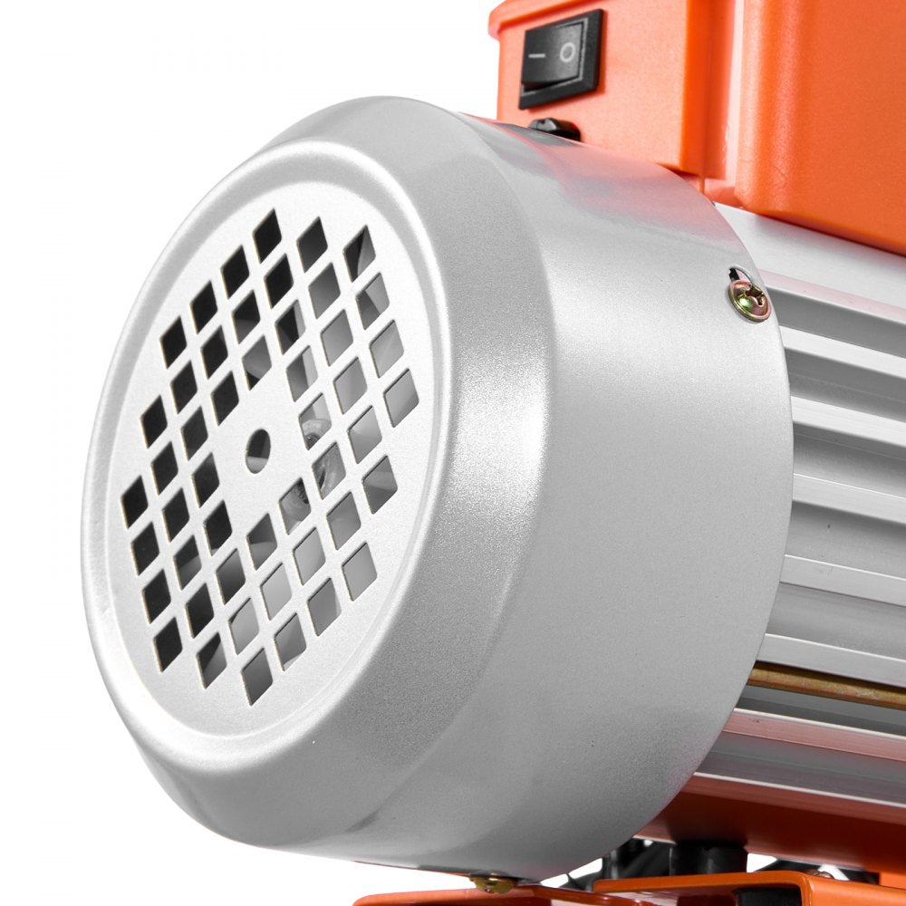 VEVOR Vacuum Pump, 7 CFM 3/4 HP, HVAC Two Stage Rotary Vane AC Vacuum Pump, for R134a R22 R410a R1234YF R32, 4 Pole Motor, for Automotive Air Conditioner Maintenance Resin Degassing, Oil Included