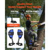 VEVOR Tree Climbing Spikes Set, Height-Adjustable Tree Climbing Gear with Straps & Harness, 350 lbs Load Capacity, Heavy Duty Steel Climb Spurs Arborist Equipment for Fruit Picking Hunting