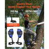VEVOR Tree Climbing Spikes Set, Height-Adjustable Tree Climbing Gear with Straps & Waist Harness, 350 lbs Load Capacity, Heavy Duty Steel Climb Spurs Arborist Equipment for Fruit Picking Hunting