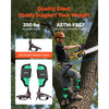 VEVOR Tree Climbing Spikes Set, Height-Adjustable Tree Climbing Gear with Straps & Spike Protectors, 350 lbs Load Capacity, Heavy Duty Steel Climb Spurs Arborist Equipment for Fruit Picking Hunting