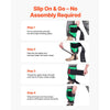 VEVOR Tree Climbing Spikes Set, Height-Adjustable Tree Climbing Gear with Straps & Spike Protectors, 350 lbs Load Capacity, Heavy Duty Steel Climb Spurs Arborist Equipment for Fruit Picking Hunting