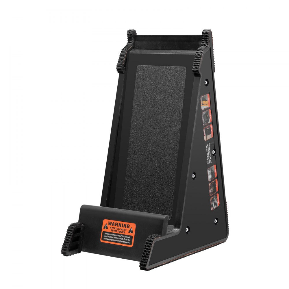 VEVOR Ladder Levler, 380lbs Load PP Ladder Leveling Tool, Pitch Hopper, Stair Ladder Stabilizer with Storage, Easy to Use Stable Platform for All Surfaces,Extension Ladder Accessory for Uneven Ground