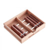 VEVOR Cigar Humidor Cabinet, Handmade Spanish Cedar Wood Cigar Humidor for 50-100 Cigars, Glass Cigar Desktop Storage Case with Digital Humidifier, Hygrometer and Shelves, Great Gift for Men