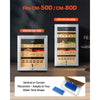 VEVOR Humidifier Replacement Filter, Single Pack Humidifying Pad for CM-50D/CM-80D Cigar Humidor Water Tanks, 3D Multi-Layer Honeycomb Mesh, Cigar Flavor Preservation, Cut-to-Fit for Your Humidor