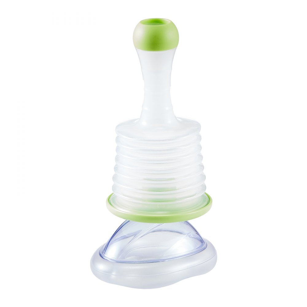VEVOR Choking Rescue Device, Portable Airway Clear Anti Choking Suction Device with 2 Multi-size Masks and 1 Storage Bag, First Aid Kit for Removing Blocked Objects, for Home, School, Travel