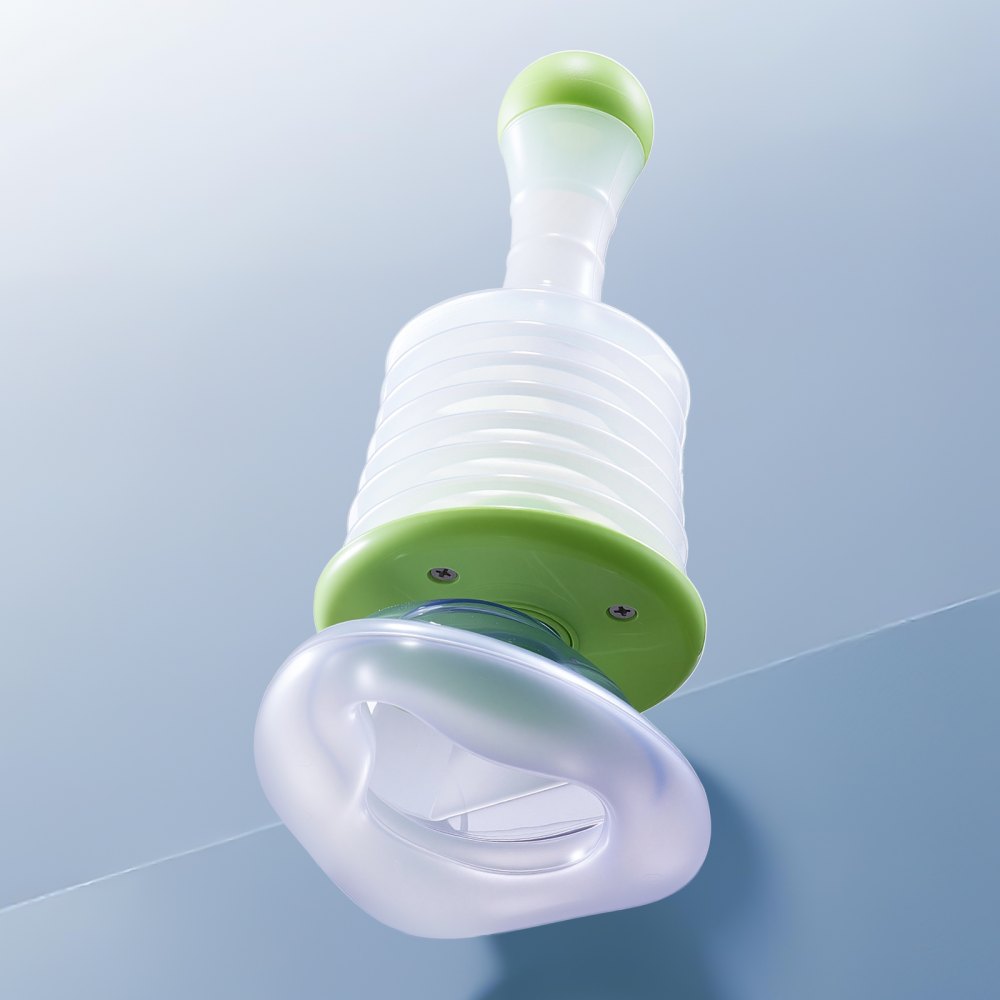 VEVOR Choking Rescue Device, Portable Airway Clear Anti Choking Suction Device with 5 Multi-size Masks and 1 Storage Bag, First Aid Kit for Removing Blocked Objects, for Home, School, Travel