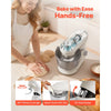 VEVOR Stand Mixer, 6 QT Dough Mixer, 660W 6 + P Speeds Tilt-head Food Mixer with Stainless Steel Bowl, Dough Hook, Wire Whip, Flat Beater, Scraper, Household Stand Mixer for Baking & Mixing, White