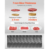 VEVOR Meat Cutter Machine Blade, 7 mm Replacement Commercial Blade for Model 90 Food Slicer, Stainless Steel, for Boneless Meat, Soft Vegetables
