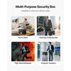 VEVOR Fireproof Document Box, 1832 ℉ Heat Insulated Fireproof & Waterproof Box with Lock, Portable File Storage Security Organizer Home Office Travel Use, for Passports, Important Documents & Files