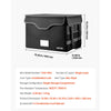 VEVOR Fireproof Document Box, 1832 ℉ Heat Insulated Fireproof & Waterproof Box with Lock, Portable File Storage Security Organizer Home Office Travel Use, for Passports, Important Documents & Files