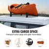 VEVOR Van Roof Ladder Rack, 2 Bars Alloy Steel Roof Racks, 500 LBS Capacity Roof Rack, Adjustable Length 35.8"-52.4", Van Ladder Rack Compatible with Chevrolet Express, GMC Savana, etc, Drilling Mount