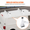 VEVOR Trailer Ladder Rack, 54" 2 Crossbars Ladder Roof Rack, Heavy-duty Steel Van Roof Ladder Rack, 600 lbs Capacity Van Ladder Rack with Straps, Fit for Ford Transit 150, 250, 350, 2015-2022