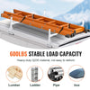 VEVOR Trailer Ladder Rack, 59" Adjustable Roof Rack, 2 Crossbars Van Roof Ladder Rack, 600 lbs Capacity Steel Van Ladder Rack, Fit for Chevrolet Express 1500 2500 3500/ Ford E150 E250 E350/ GMC Savana