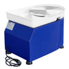 VEVOR Pottery Wheel for Adults and Beginners, 350W, 11in Clay Wheel Forming Machine, Adjustable 0-300RPM Speed Handle and Pedal Control, ABS Detachable Basin, Accessory Kit for Craft DIY, Blue Updated
