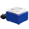 VEVOR Mini Pottery Wheel, for Kids or Beginners, 2 Turntables 2.6in/3.9in Ceramic Wheel Machine, Adjustable 0-300RPM Speed ABS Detachable Basin, 17 Pottery Accessories, Work Art Craft DIY, 30W, Blue