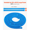 VEVOR Suction Pool Cleaner, Automatic Pool Vacuum Cleaner, Suction Side Automatic Pool Cleaner, Suction Vacuum Pool Sweeper with 2 Wheels, for In-ground Pool and Above-ground Pool Up to 20 x 40 ft