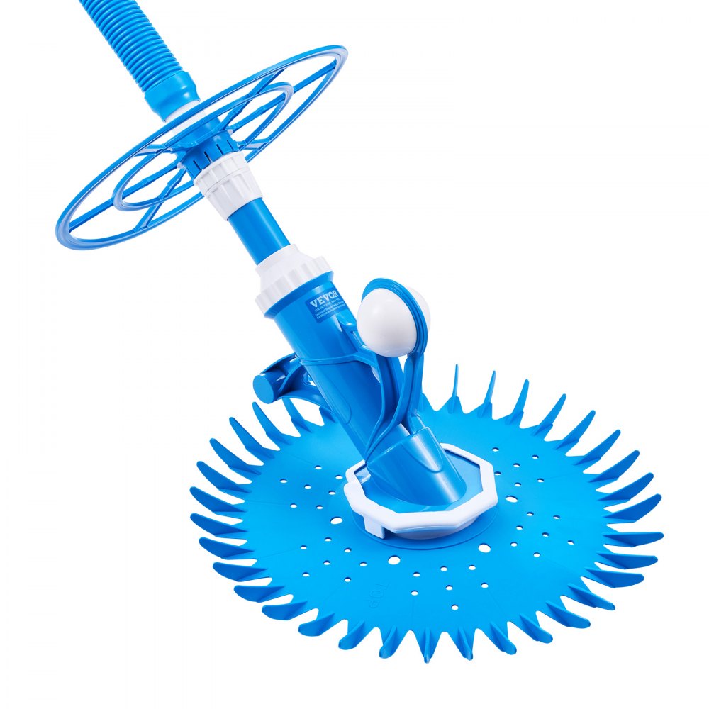 VEVOR Suction Pool Cleaner, Automatic Pool Vacuum Cleaner, Suction Side Automatic Pool Cleaner, Suction Vacuum Pool Sweeper with 12 Hoses, for In-ground Pool and Above-ground Pool Up to 20 x 35 ft
