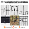 VEVOR Dog Playpen, 4 Pcs 24 x 36 in Panels Foldable Metal Pet Exercise Pen, Dog Fence Indoor and Outdoor Pen with Door and 600D Oxford Fabric Bottom Pad, for Dogs, Cats and Other Small Animals