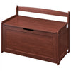 VEVOR Wooden Toy Chest for Kids, Toddler Toy Storage Box with Flip-Top Lid and Safety Hinge, 32.68 x 17.91 x 24.02" Large Kids Storage Bench for Playroom, Bedroom, Living Room or Entryway, Cherry