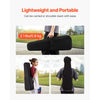 VEVOR 4/4 Full Size Violin Case, Nylon Waterproof, Lightweight Portable Travel Carrying Bag, with Plush Lining, Dual Shoulder Straps, Anti-Scratch, Professional Triangular Shape, for Violin, Black