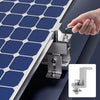 VEVOR Solar Panel Mounting Brackets, Solar Panel Mount Kit with 4 x 30" Aluminum Rails, 4 End Clamps and 2 Mild Clamps, Solar Panel Mount Brackets for Metal Roof, Concrete Roof, Wood Roof, Tile Roof