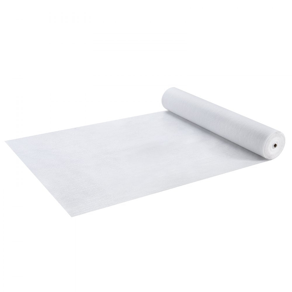 VEVOR Carpet Protection Film, 39" x 100' Floor and Surface Shield, Easy to Cut Simple Installation, Fiber Fabric Car Mat Protection Film Roll for Construction & Renovation,White