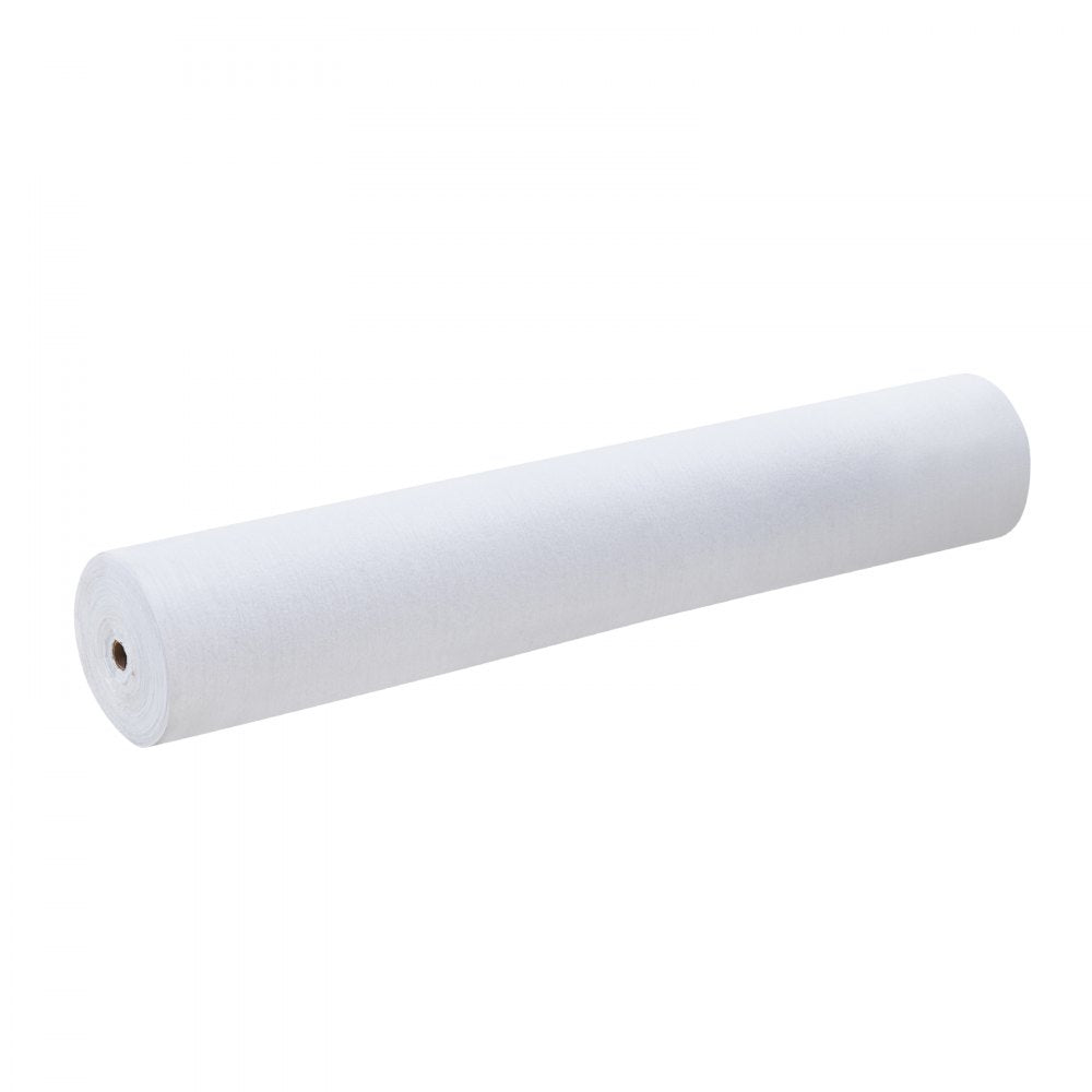 VEVOR Carpet Protection Film, 39" x 100' Floor and Surface Shield, Easy to Cut Simple Installation, Fiber Fabric Car Mat Protection Film Roll for Construction & Renovation,White