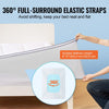VEVOR Mattress Topper, Queen Size, 1" Thickness, Fiber Fill Pad with Detachable and Washable Layer, Comfortable Supportive, Cooling, Breathable, with Detachable Bedside Pocket for Holding Small Items