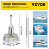 VEVOR Boat Steering System, Outboard Steering Kit with Boat Steering Control Cable 14' Steering Cable Marine Steering System 3/4" Shaft