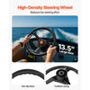 VEVOR Outboard Steering System SS13715 Safe-T Quick Connect Rotary Steering System 15' Steering Cable With 13" Wheel Durable Marine Steering System