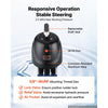 VEVOR Hydraulic Steering Kit 150HP Hydraulic Outboard Steering System 20 ft, Marine Boat Steering System, 2.5 MPa Helm Pump, Two-Way Lock Cylinder, 20 Feet High-Strength Hoses, for Single-Engine Use
