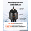 VEVOR Hydraulic Steering Kit 300HP Hydraulic Outboard Steering System 26 ft, Marine Boat Steering System, 2.5 MPa Helm Pump, Two-Way Lock Cylinder, 26 Feet High-Strength Hoses, for Single-Engine Use