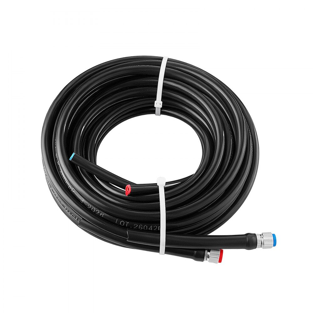 VEVOR Hydraulic Steering Kit 300HP Hydraulic Outboard Steering System 26 ft, Marine Boat Steering System, 2.5 MPa Helm Pump, Two-Way Lock Cylinder, 26 Feet High-Strength Hoses, for Single-Engine Use
